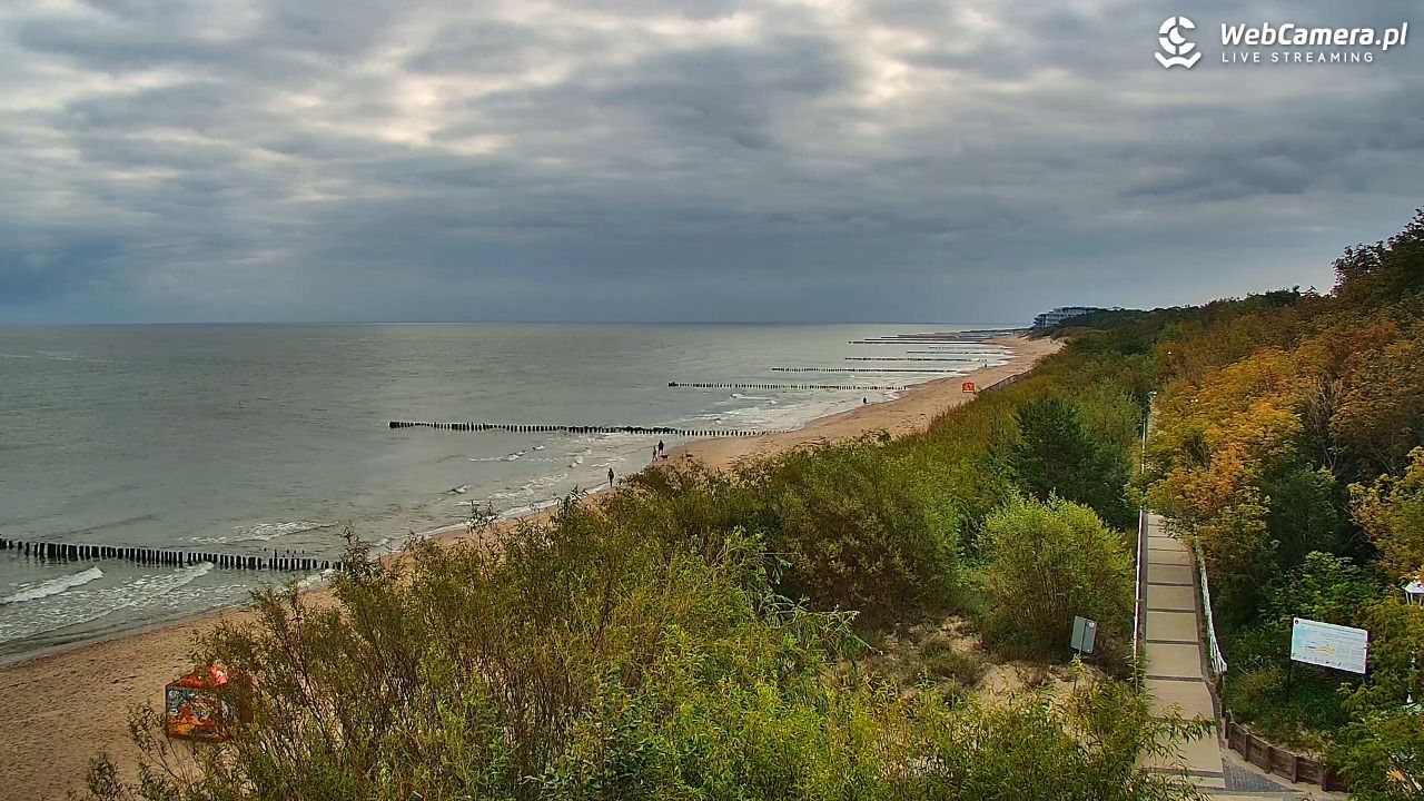 DZIWNÓW  - widok na plażę - 25 lipiec 2026, 08:14