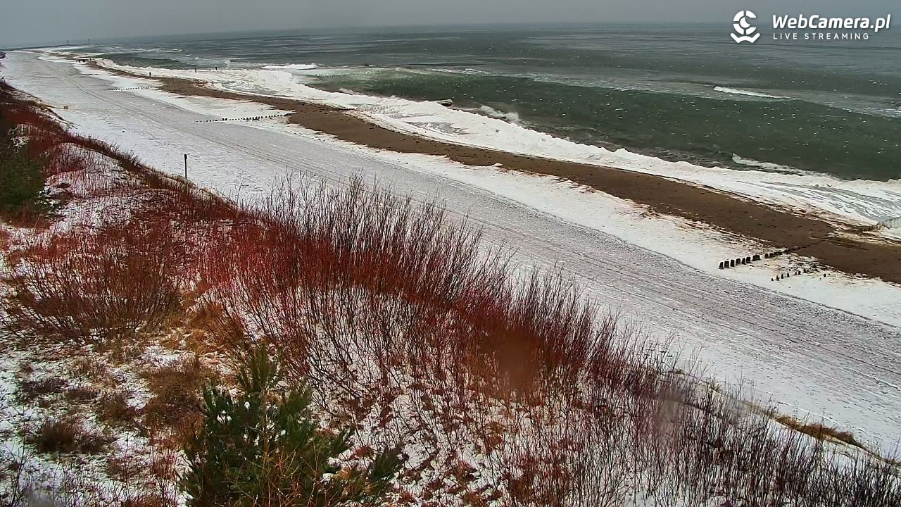 DZIWNÓW  - widok na plażę - 05 luty 2026, 12:37