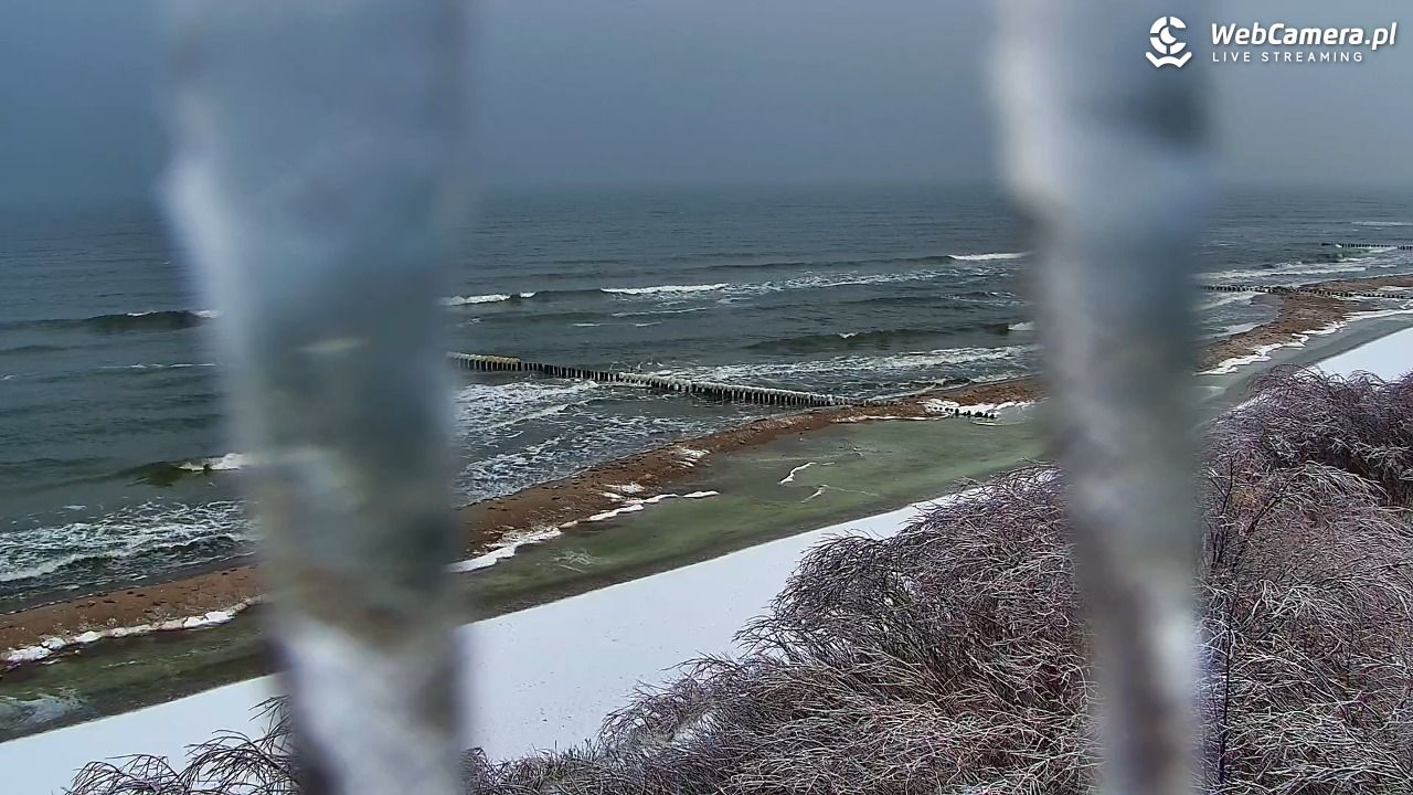 DZIWNÓW  - widok na plażę - 27 styczeń 2026, 09:32