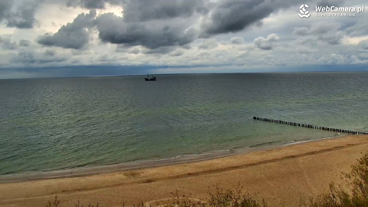 DZIWNÓW  - widok na plażę - 14 wresień 2025, 16:36