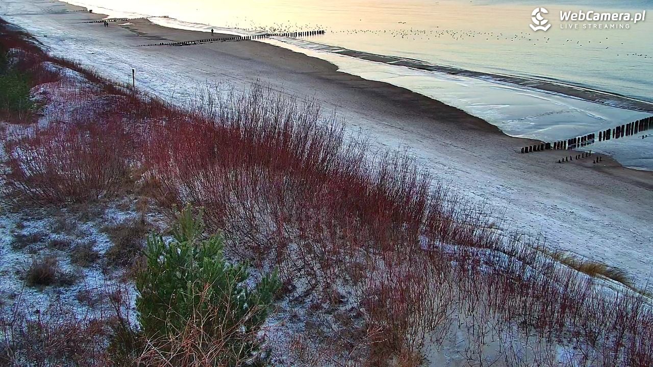 DZIWNÓW  - widok na plażę - 20 styczeń 2026, 16:26