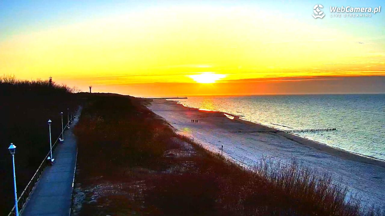 DZIWNÓW  - widok na plażę - 17 marzec 2026, 17:53