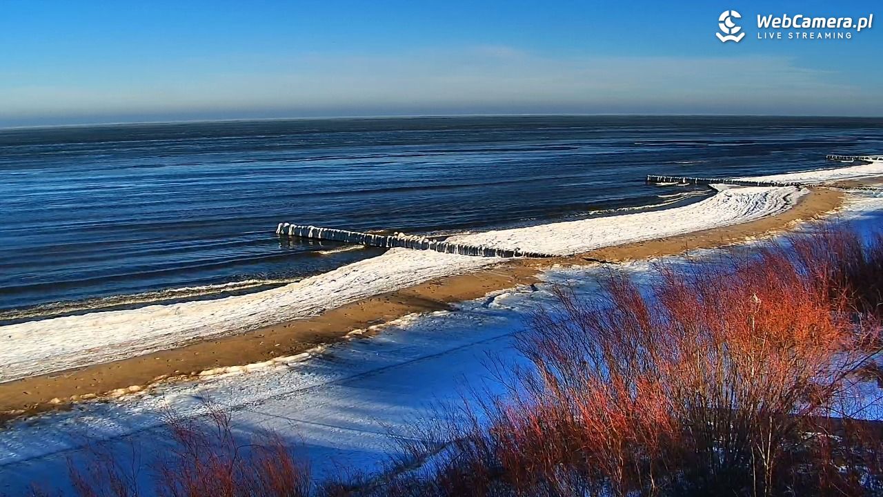 DZIWNÓW  - widok na plażę - 02 luty 2026, 10:46