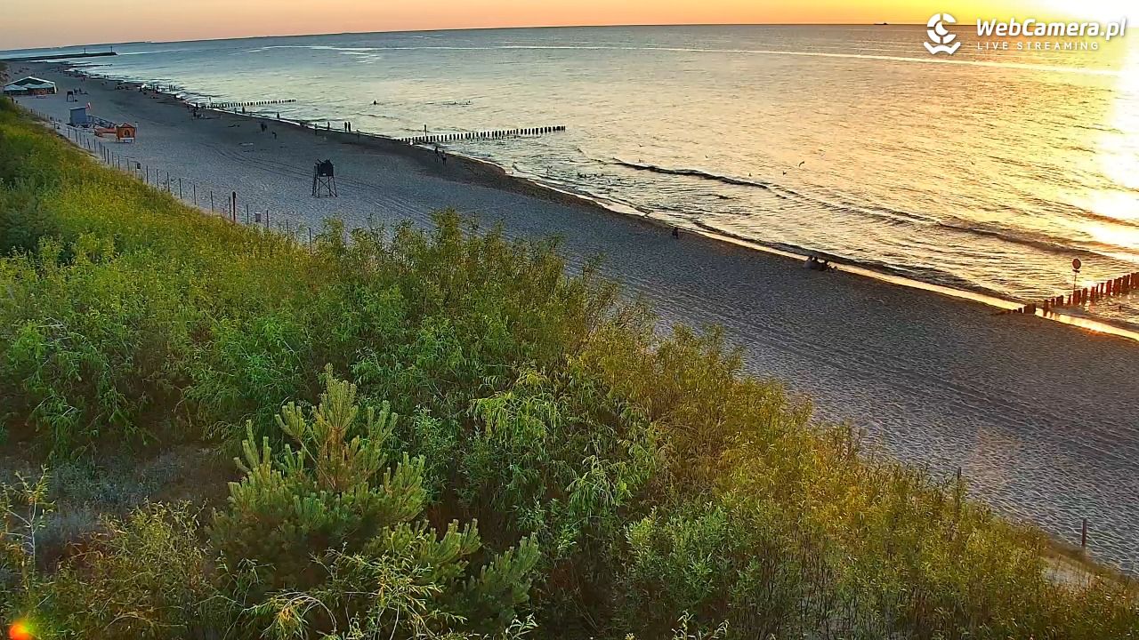 DZIWNÓW  - widok na plażę - 26 czerwiec 2026, 21:20