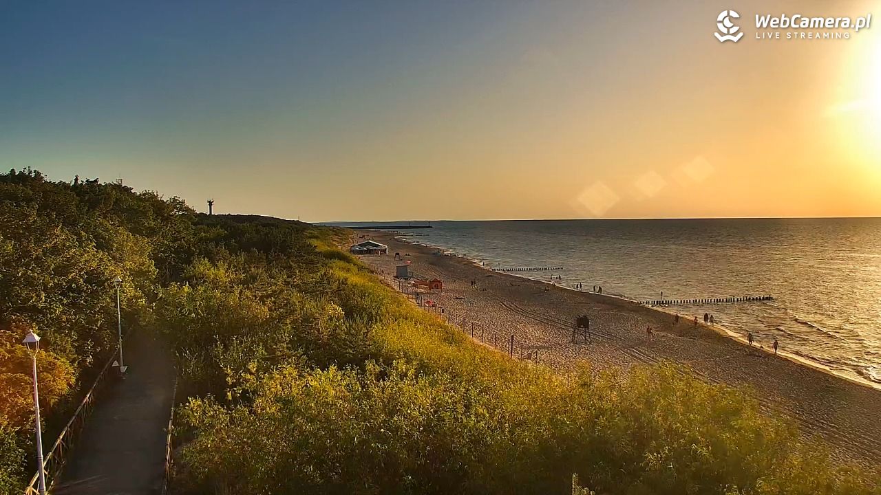 DZIWNÓW  - widok na plażę - 26 czerwiec 2026, 20:21