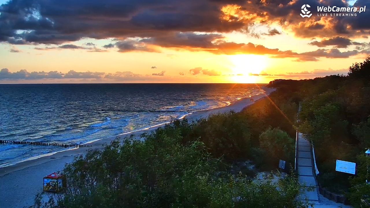 DZIWNÓW  - widok na plażę - 08 sierpień 2026, 05:41