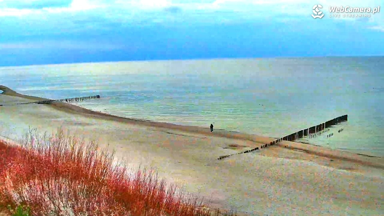 DZIWNÓW  - widok na plażę - 11 marzec 2026, 17:23