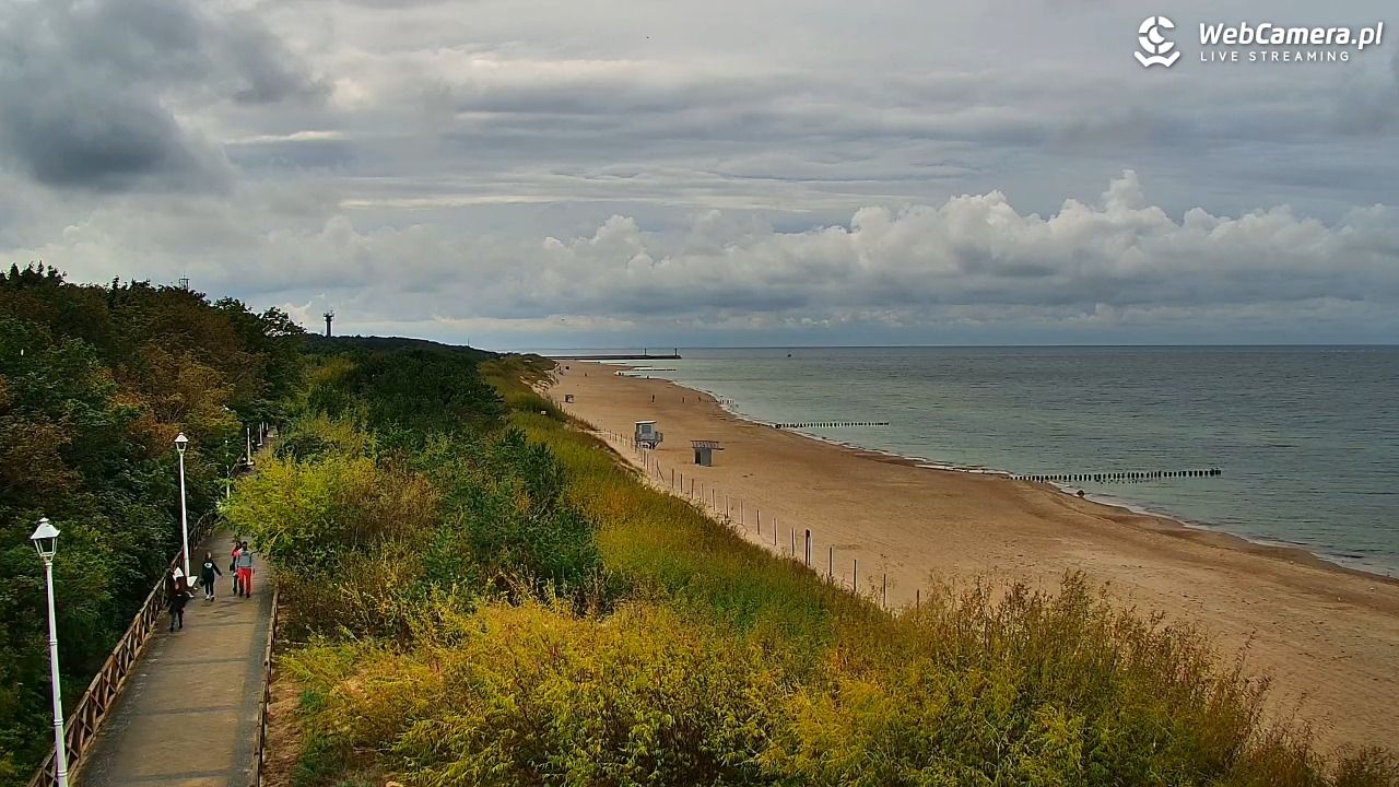 DZIWNÓW  - widok na plażę - 14 wresień 2025, 14:55