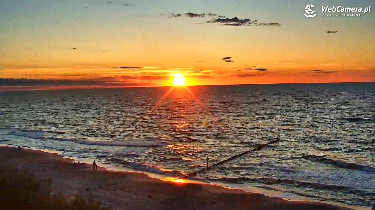 DZIWNÓW  - widok na plażę - 23 lipiec 2026, 21:04