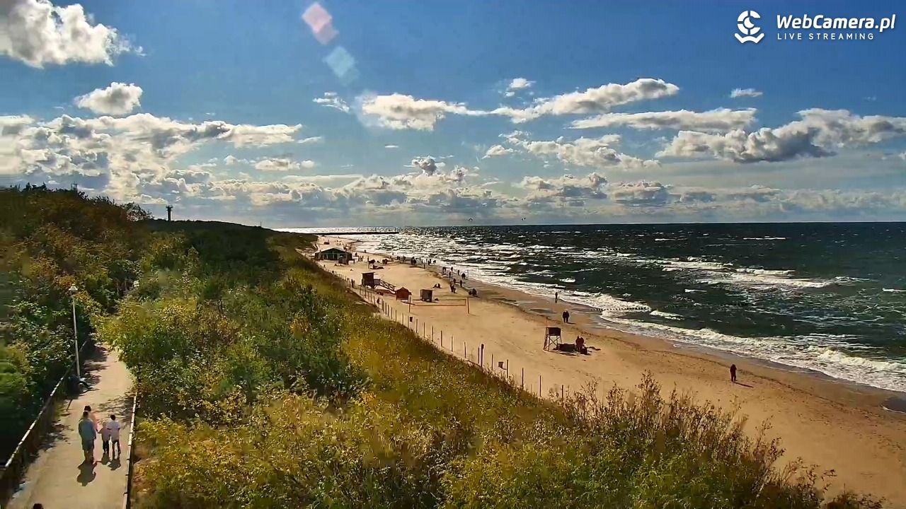 DZIWNÓW  - widok na plażę - 22 sierpień 2026, 16:45