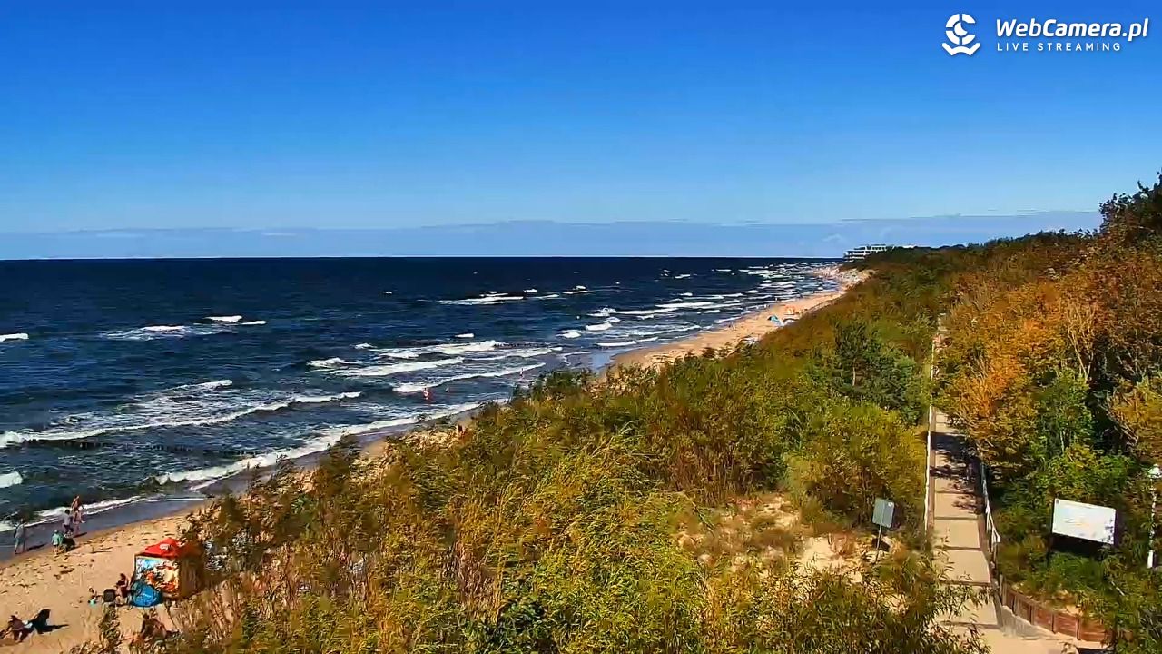 DZIWNÓW  - widok na plażę - 23 lipiec 2026, 16:24