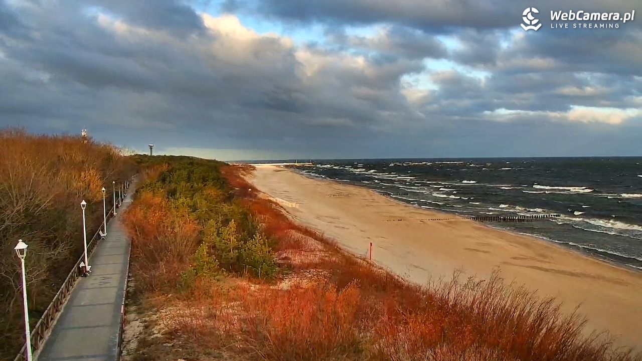 DZIWNÓW  - widok na plażę - 06 kwiecień 2026, 07:14