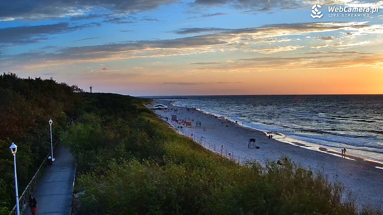 DZIWNÓW  - widok na plażę - 06 sierpień 2026, 20:37