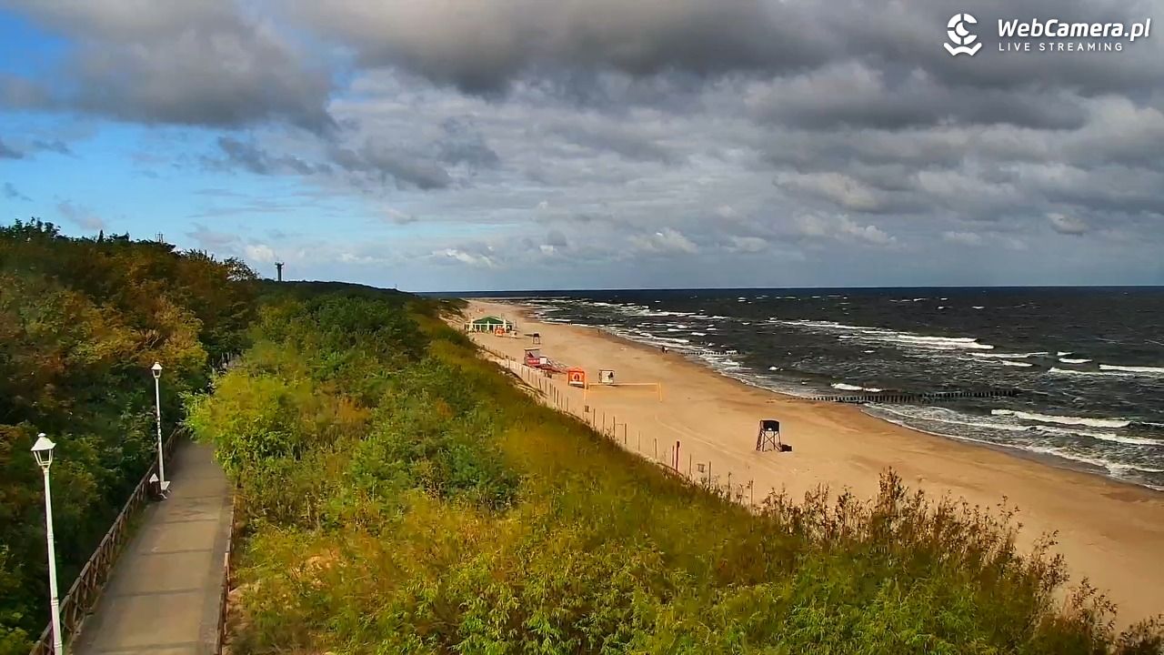 DZIWNÓW  - widok na plażę - 07 sierpień 2026, 08:44