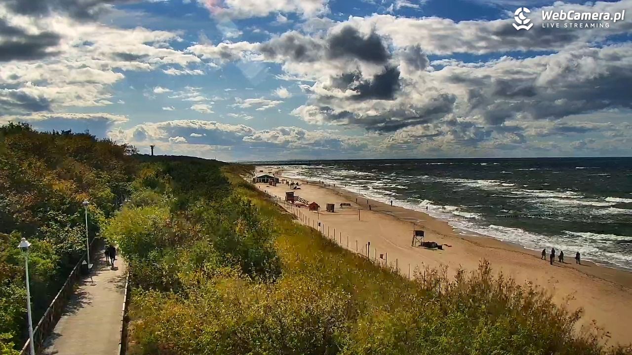 DZIWNÓW  - widok na plażę - 22 sierpień 2026, 16:20