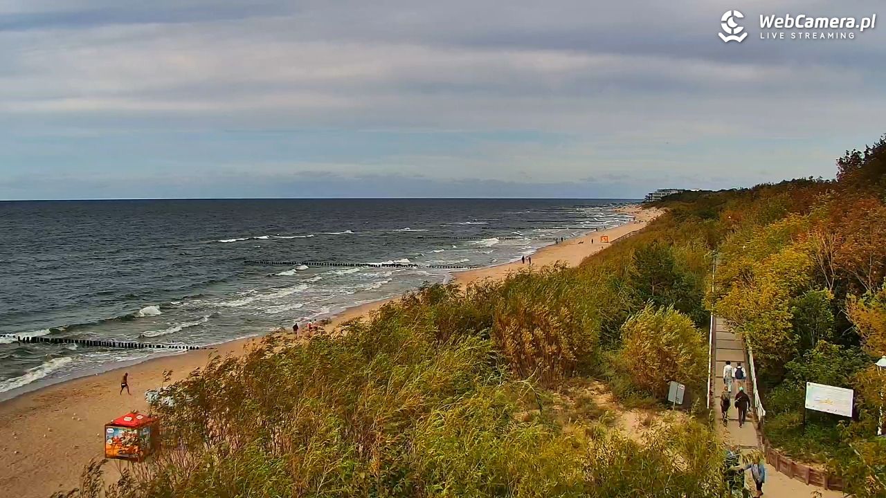 DZIWNÓW  - widok na plażę - 18 sierpień 2026, 17:12