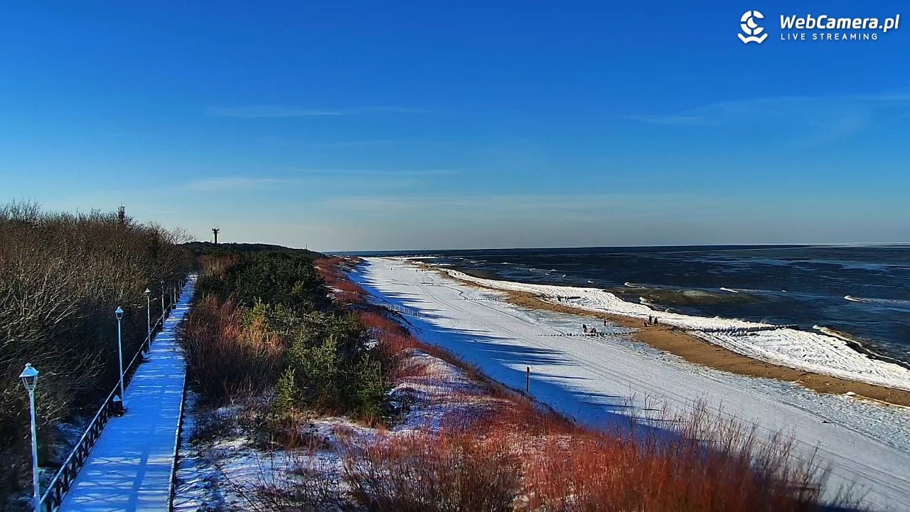 DZIWNÓW  - widok na plażę - 02 luty 2026, 12:06