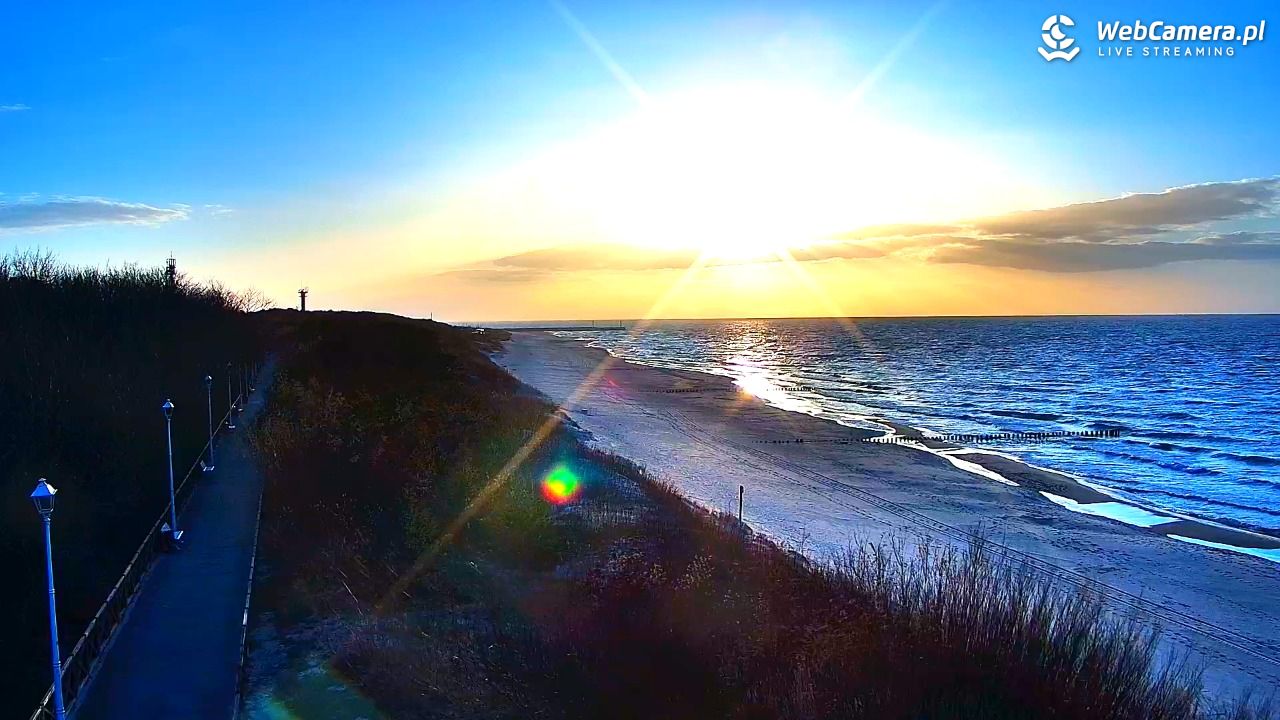 DZIWNÓW  - widok na plażę - 26 marzec 2026, 17:52