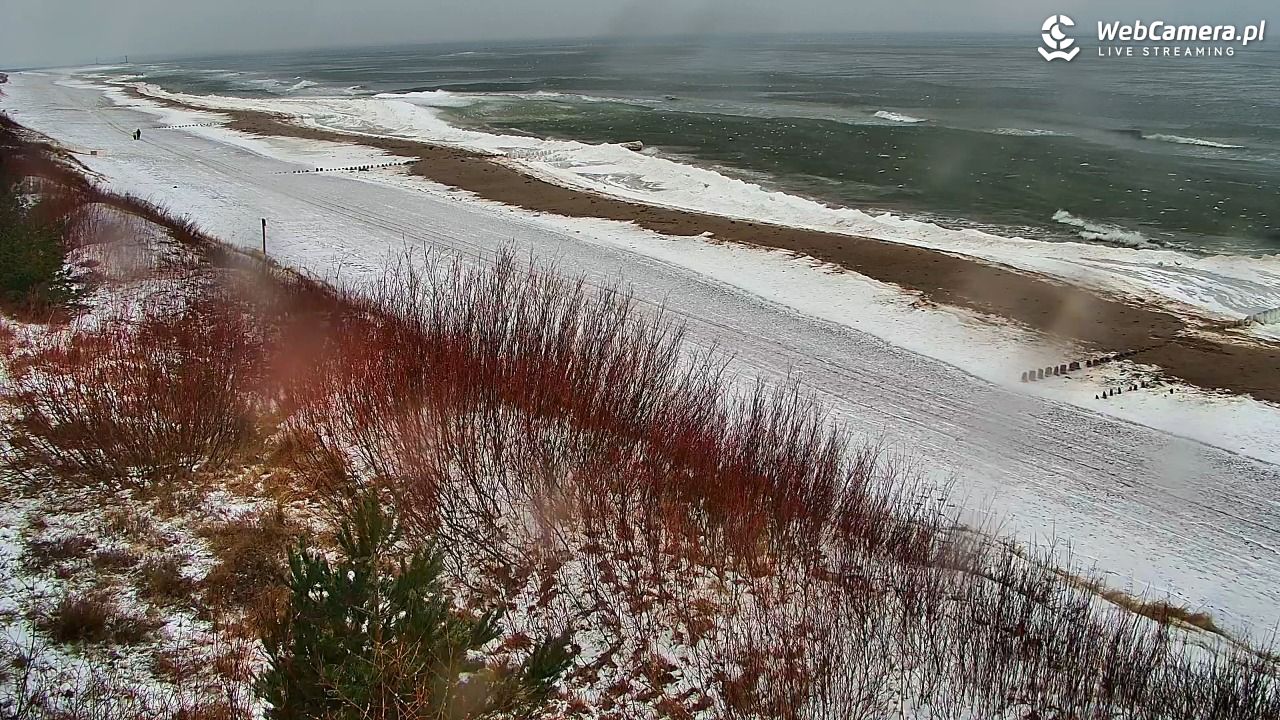 DZIWNÓW  - widok na plażę - 05 luty 2026, 13:04