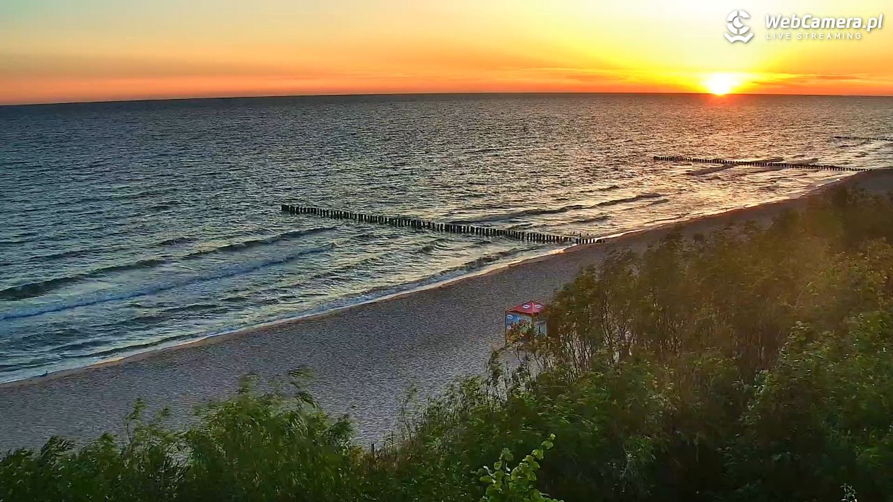 DZIWNÓW  - widok na plażę - 26 czerwiec 2026, 04:30