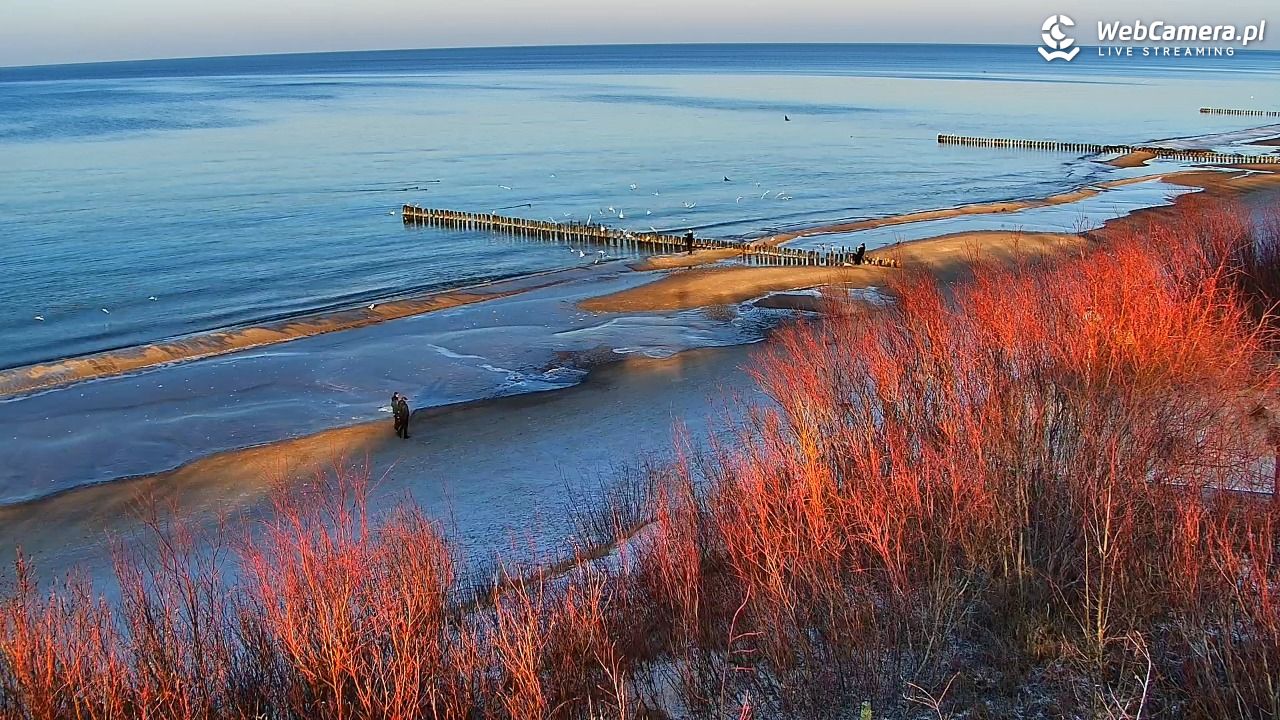 DZIWNÓW  - widok na plażę - 20 styczeń 2026, 14:22