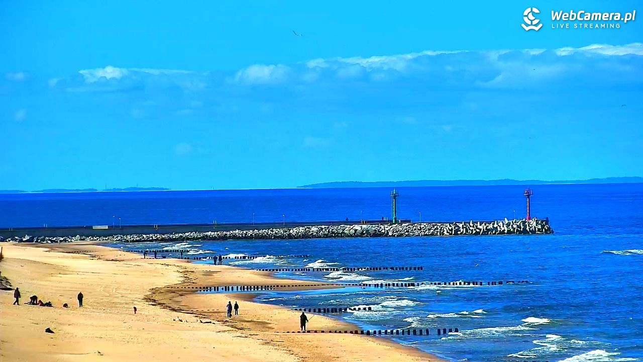 DZIWNÓW  - widok na plażę - 08 kwiecień 2026, 12:17