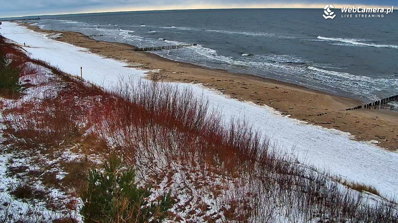 DZIWNÓW  - widok na plażę - 15 luty 2026, 09:17