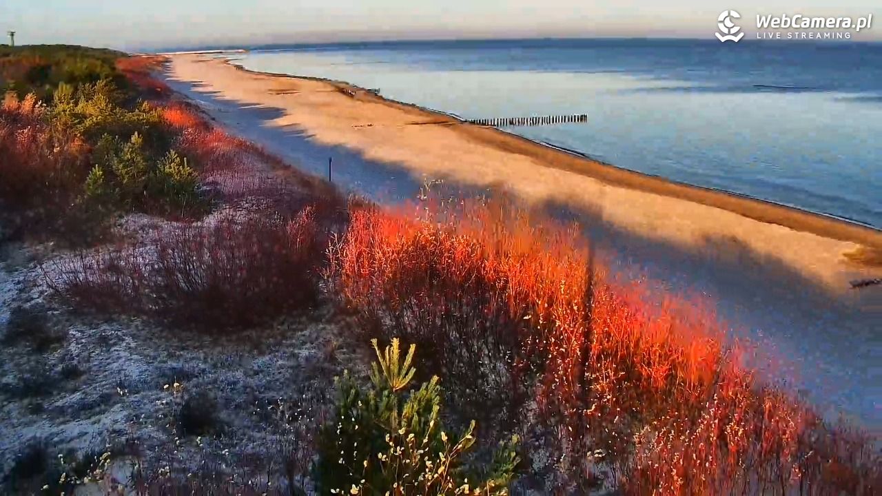 DZIWNÓW  - widok na plażę - 18 marzec 2026, 07:20