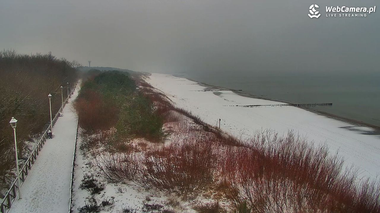 DZIWNÓW  - widok na plażę - 13 styczeń 2026, 12:13