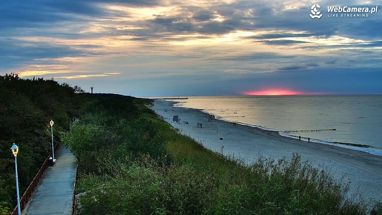 DZIWNÓW  - widok na plażę - 17 wresień 2026, 19:15