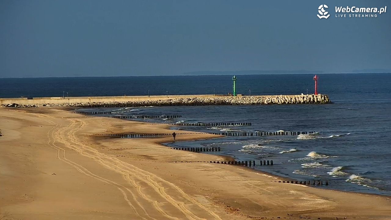 DZIWNÓW  - widok na plażę - 10 kwiecień 2026, 08:50