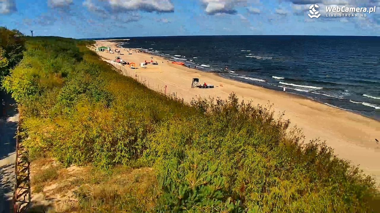DZIWNÓW  - widok na plażę - 08 sierpień 2026, 09:21