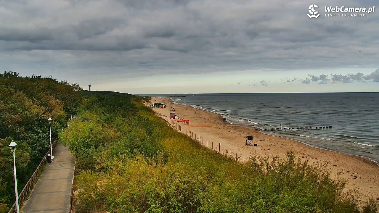 DZIWNÓW  - widok na plażę - 25 lipiec 2026, 07:39