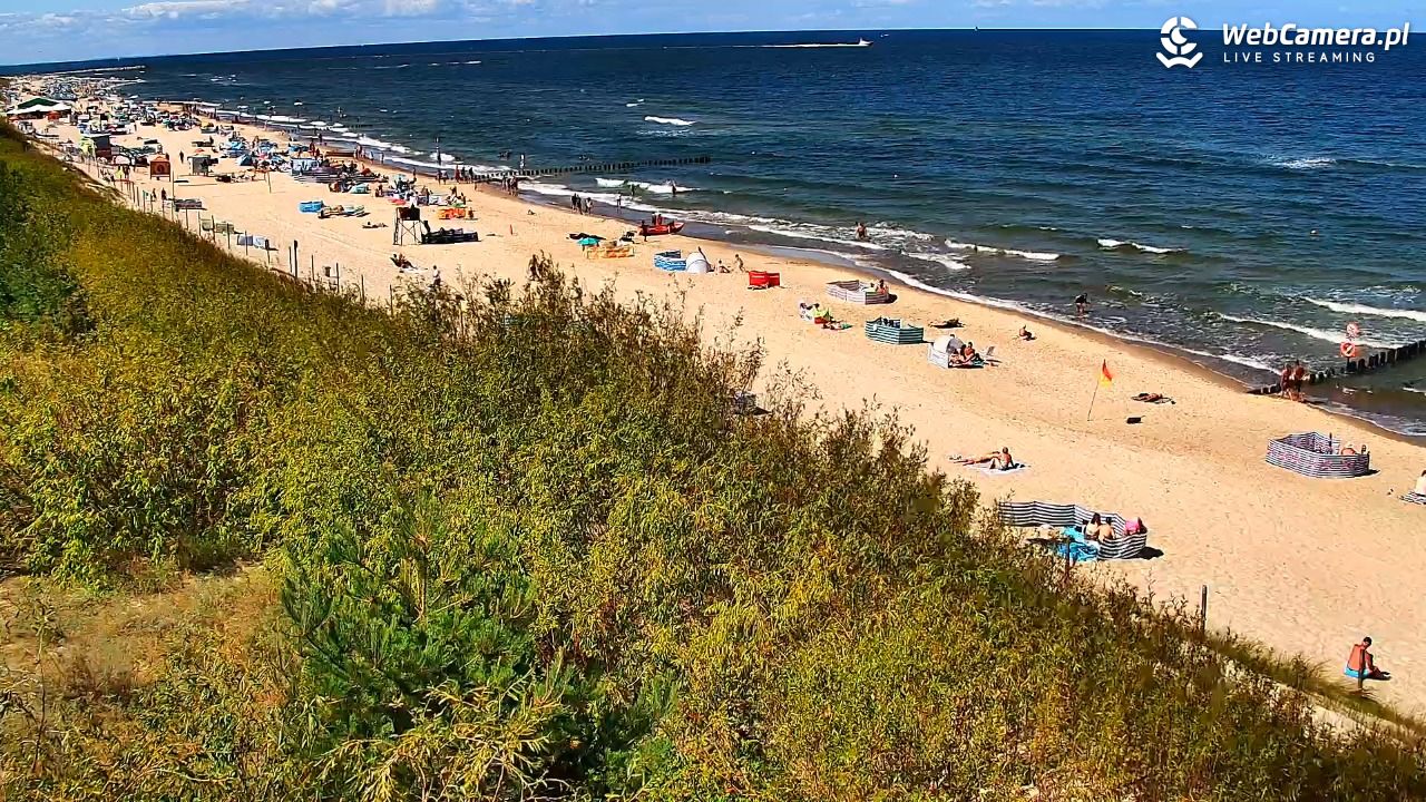 DZIWNÓW  - widok na plażę - 08 sierpień 2026, 12:42