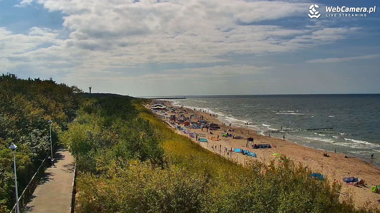 DZIWNÓW  - widok na plażę - 24 lipiec 2026, 15:54