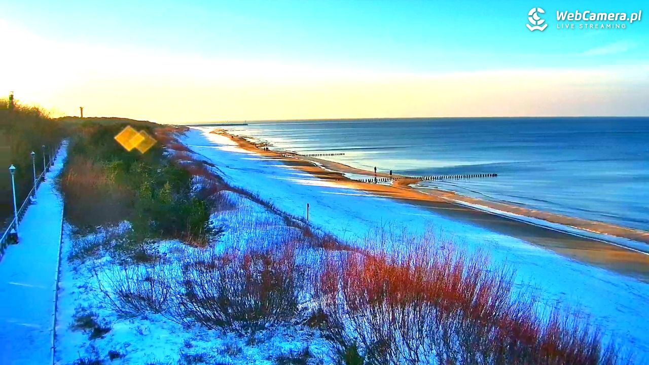 DZIWNÓW  - widok na plażę - 07 styczeń 2026, 13:55