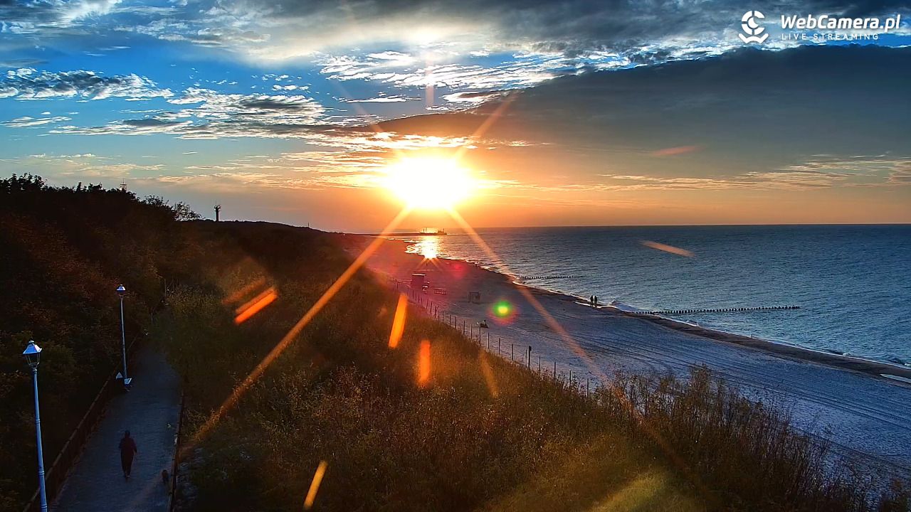 DZIWNÓW  - widok na plażę - 30 wresień 2026, 18:20