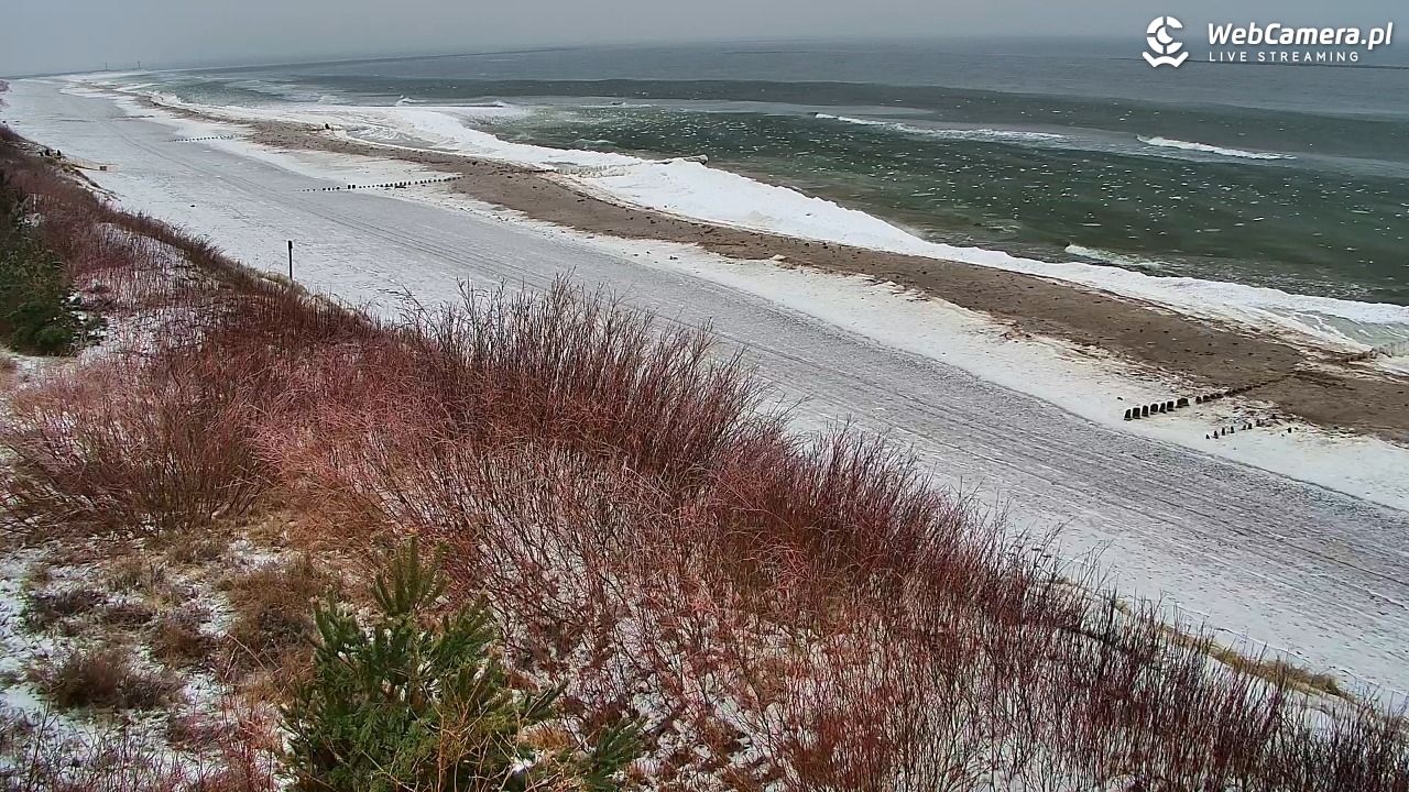 DZIWNÓW  - widok na plażę - 06 luty 2026, 12:58