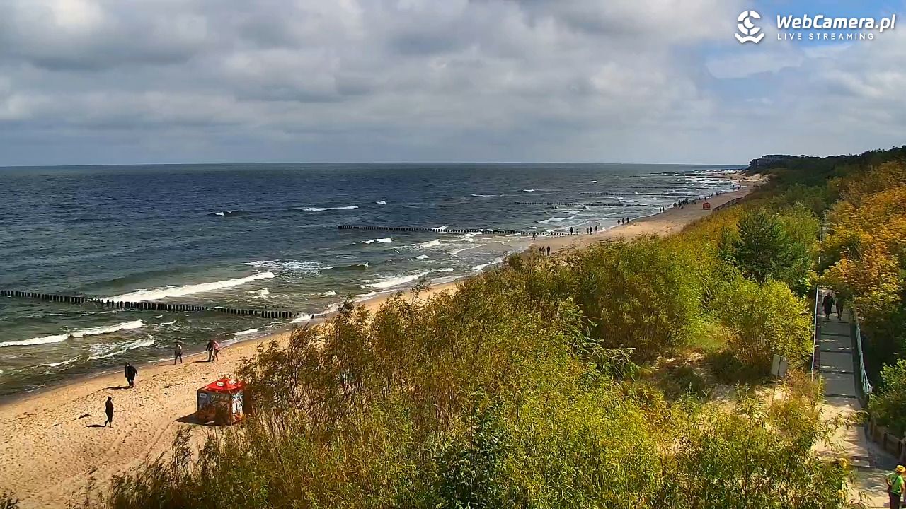 DZIWNÓW  - widok na plażę - 24 lipiec 2026, 11:27