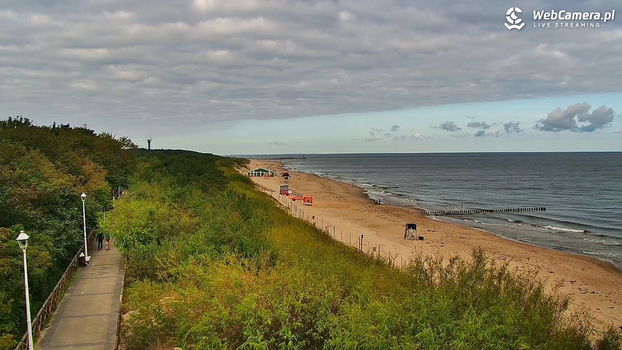 DZIWNÓW  - widok na plażę - 25 lipiec 2026, 08:07