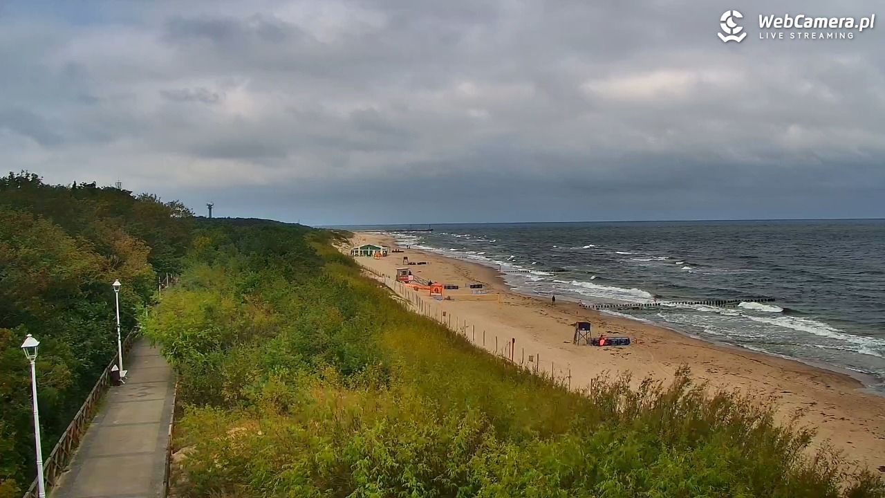 DZIWNÓW  - widok na plażę - 24 lipiec 2026, 09:36