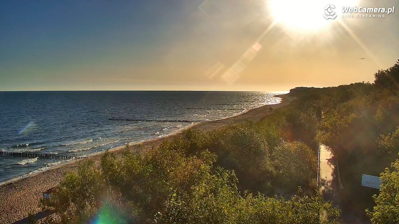 DZIWNÓW  - widok na plażę - 26 czerwiec 2026, 06:30