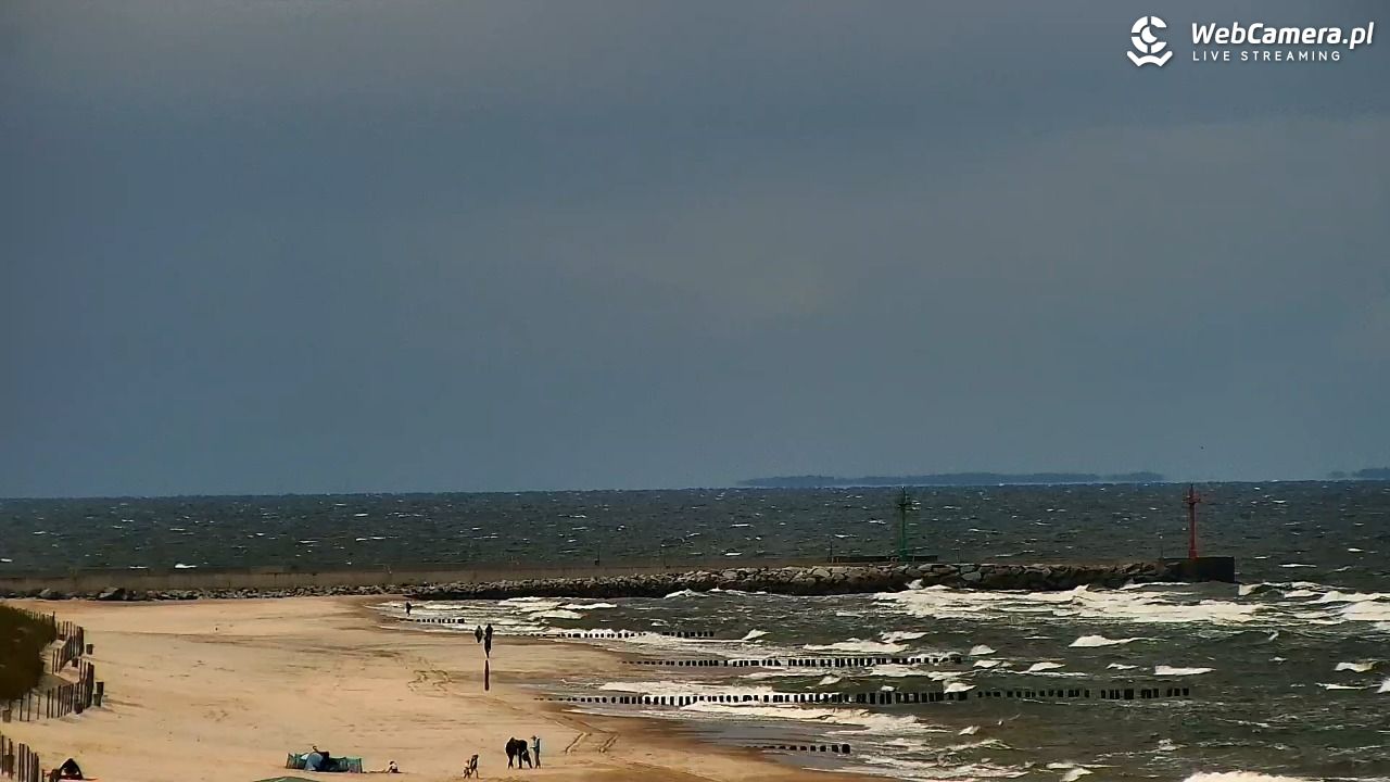DZIWNÓW  - widok na plażę - 09 czerwiec 2025, 12:12