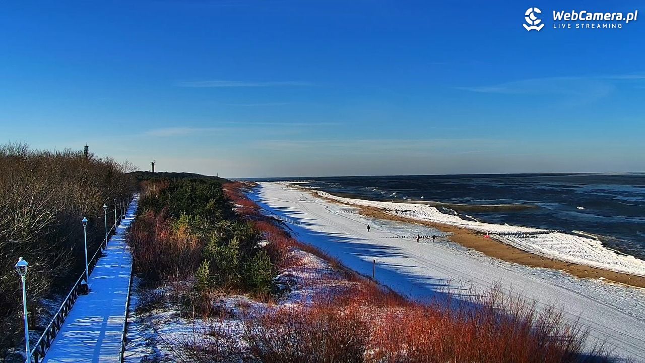 DZIWNÓW  - widok na plażę - 02 luty 2026, 11:52