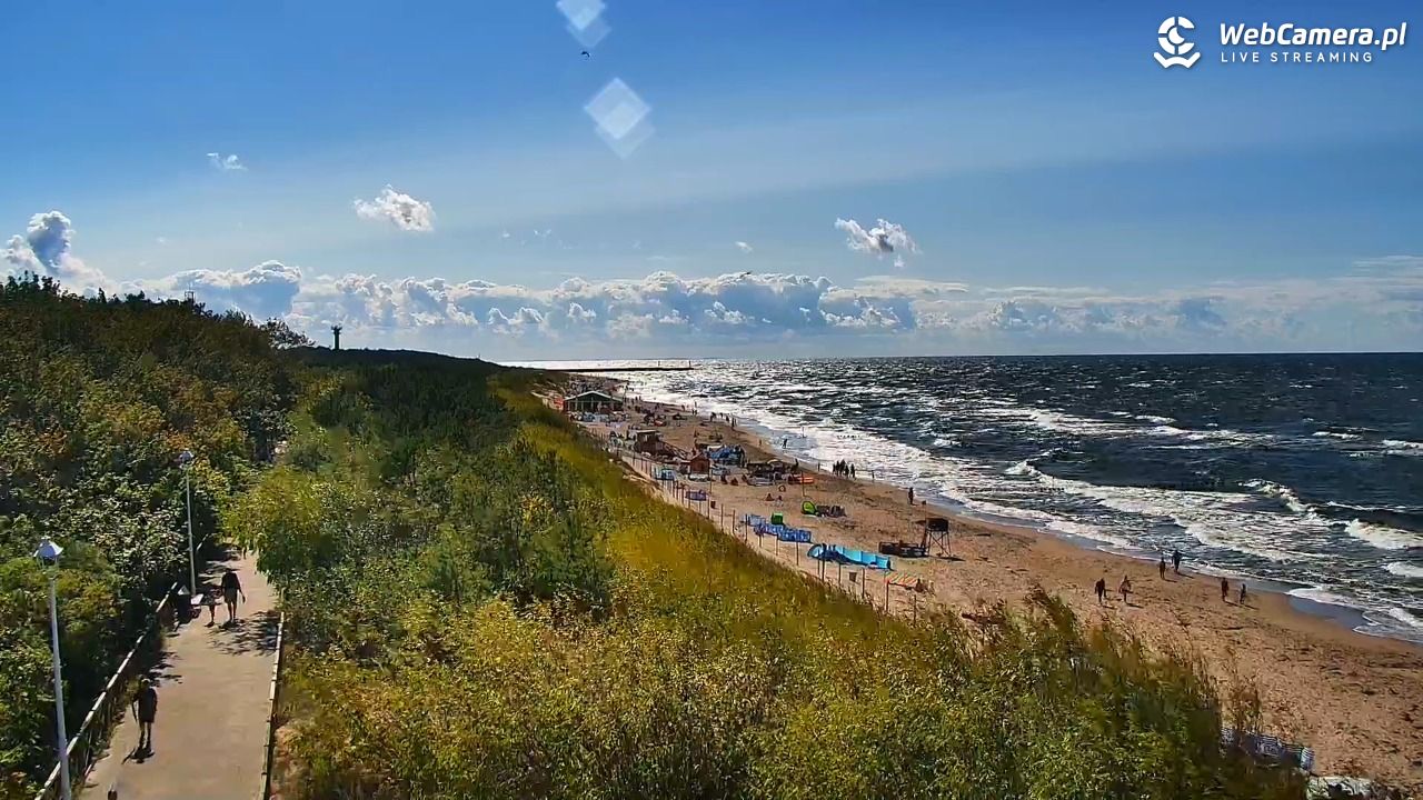 DZIWNÓW  - widok na plażę - 23 lipiec 2026, 16:31