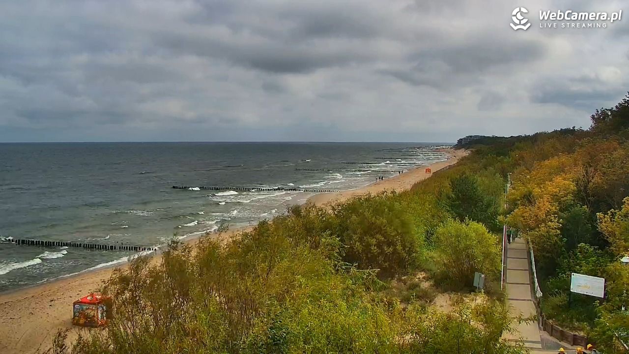DZIWNÓW  - widok na plażę - 24 lipiec 2026, 10:56