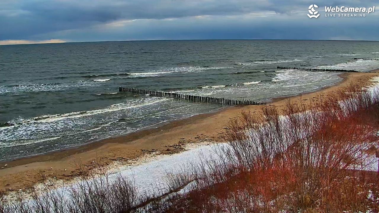 DZIWNÓW  - widok na plażę - 15 luty 2026, 08:16