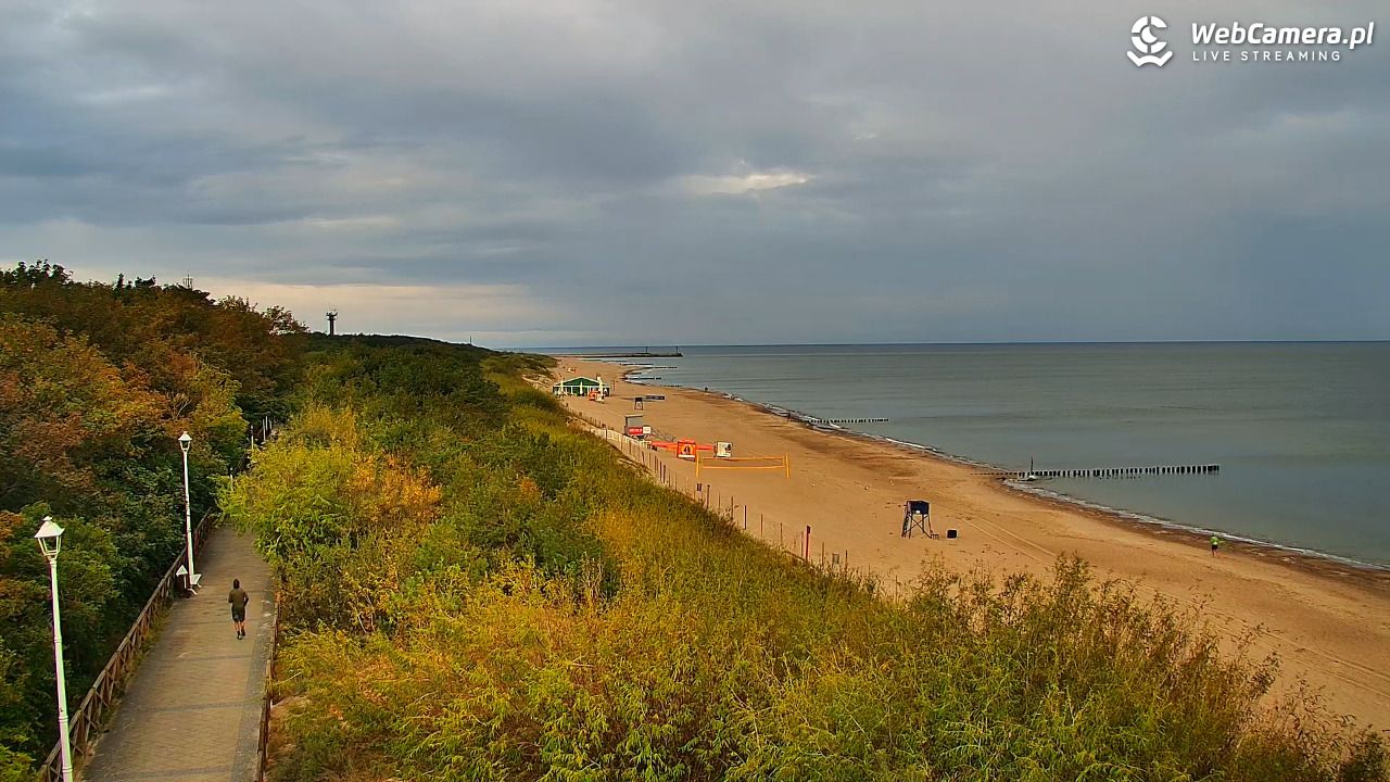DZIWNÓW  - widok na plażę - 19 sierpień 2026, 07:23