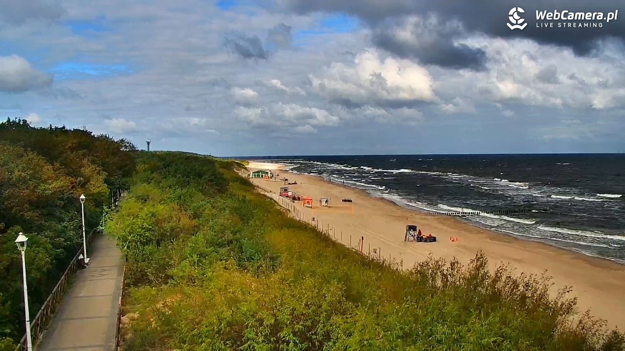 DZIWNÓW  - widok na plażę - 07 sierpień 2026, 09:03