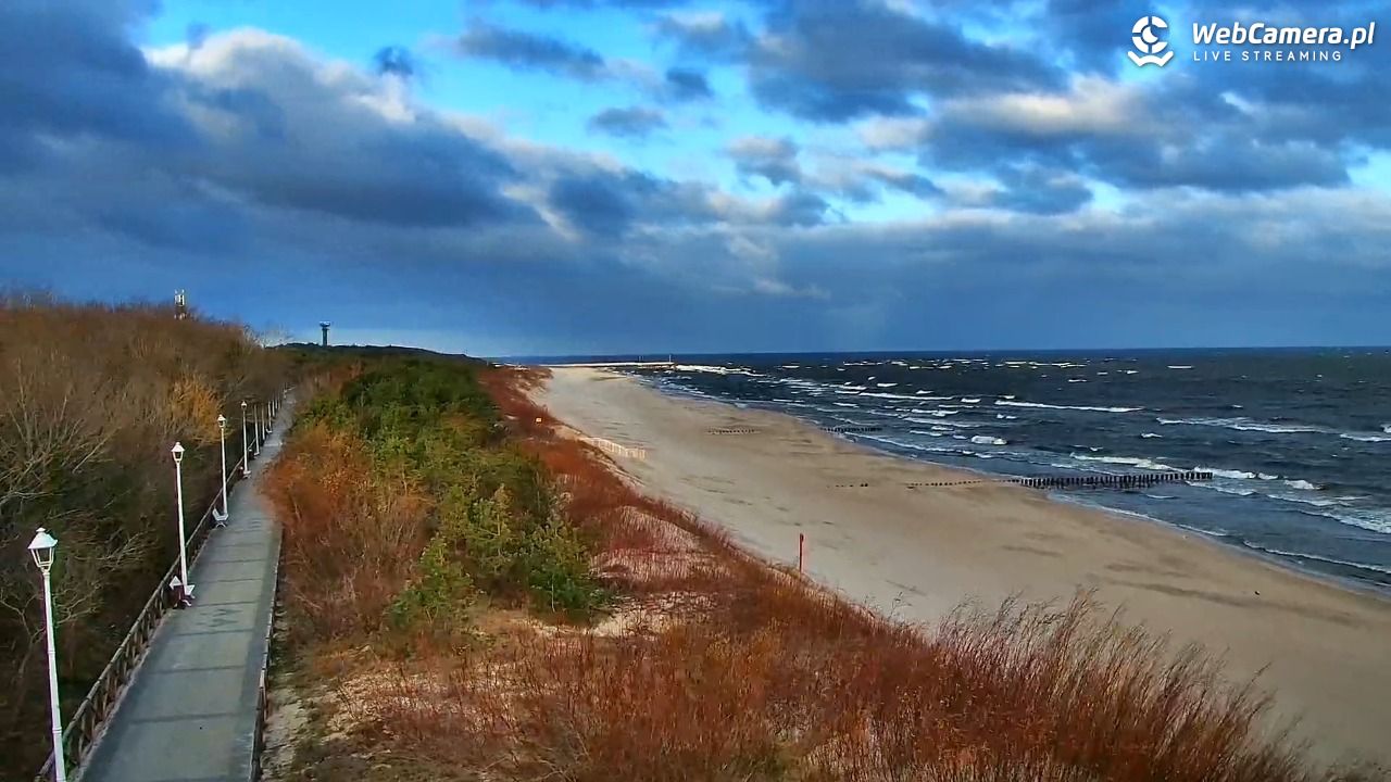 DZIWNÓW  - widok na plażę - 06 kwiecień 2026, 07:18